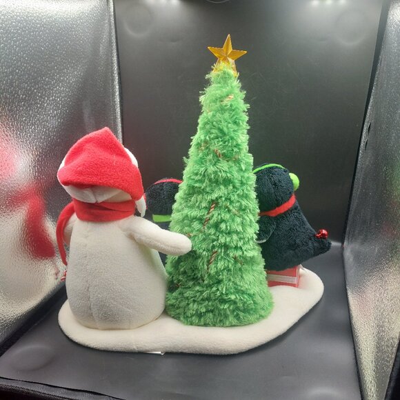 2006 Hallmark Jingle Pals Very Merry Trio Snowman Penguins Plush 12" NOT Working - Picture 2 of 6